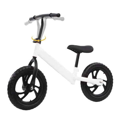 Balance Bike, Toddler Balance Bike, Kids Balance Bike, Adjustable Balance Bike, Push Bike, Lightweight Balance Bike, Balance Bike with Footrest, First Bike for,No Pedal Bike, von Fruusv