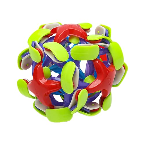 Breathing Balls, Fidget Sphere, Colorful Expandable Stretchy Telescopic Toy Kids & Adults, Sensory Stress Relief Ball for Breathing Exercises & Play, 7.68x7.68 Inches von Fruusv