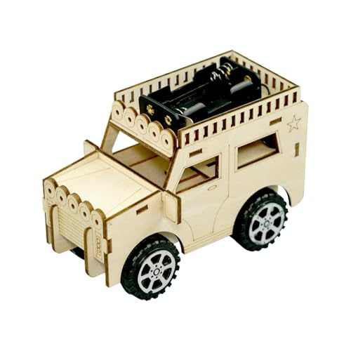 Car Science Experiment, STEM Toys for Boys, Experiment Kits for Age 12+, Educational Building Toy Car, Wooden Science Kits for Kids, Wood Science Toy, Creative Science Experiment Toy von Fruusv