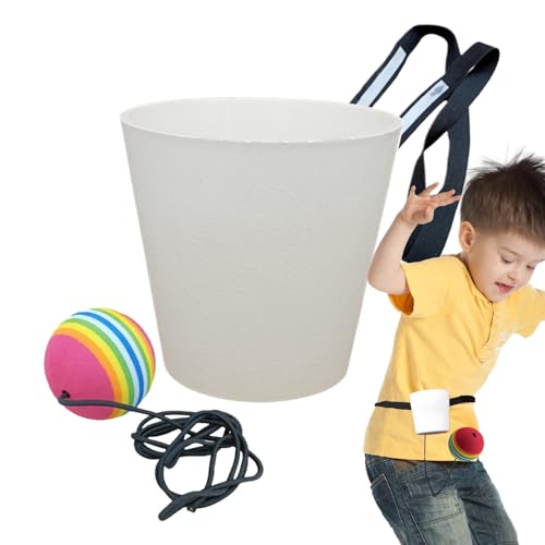 Cup and Ball Game, Catch a Ball in a Cup Game, Hand-Eye Coordination Educational Game, Outdoor Party Gear for Kids and Adults, Fun and Interactive Game for Home, School, Business Events von Fruusv