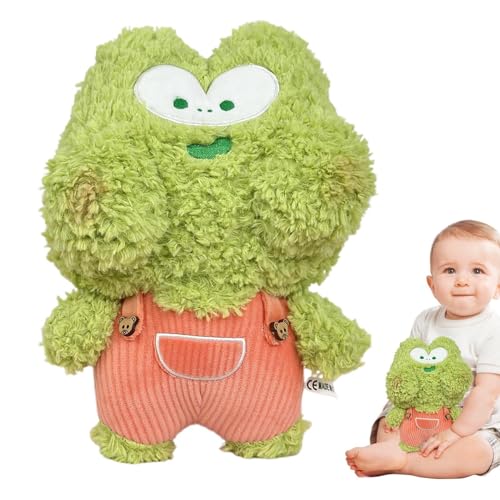 Frog Plushie - Cute 9.45-Inch Funny Plush Pillow - Soft Stuffed Animal Toy for Kids, Girlfriends, and Home Decoration Adorable Frog Plush Pillow - 9.45-Inch Cartoon Stuffed Animal von Fruusv