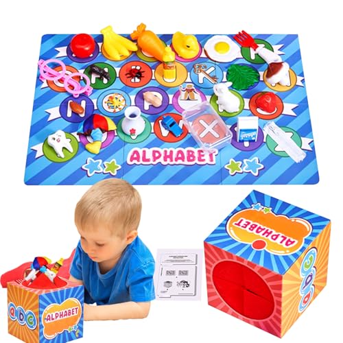 Fruusv Alphabet Matching Game, Letters Game, 5.90x5.90 Inches Educational Activities, Word Sensory, Classroom Learning Set, Ideal for Daycare, Preschool, Kindergarten and Home Fruusv Alphabet Matching Game, Letters Game, 5.90x5.90 Inches Educational Activities, Word Sensory, Classroom Learning Set, Ideal for Daycare, Preschool, Kindergarten and Home von Fruusv