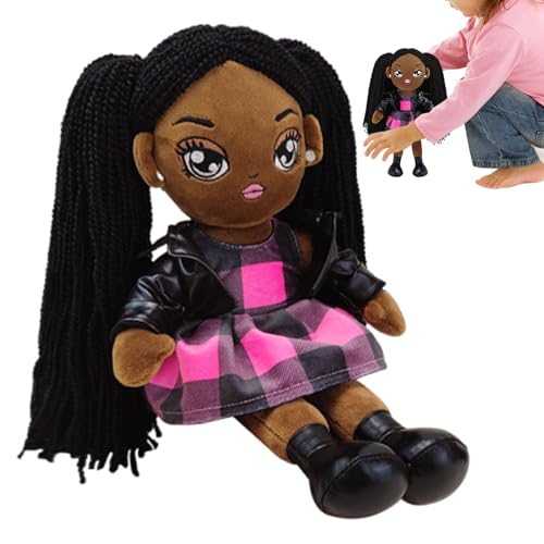 Fruusv Black Babypuppen - 30 cm, Afroamerikaner Plüschspielzeug für, realistische Puppe für Rollenspiele, Schlaf, Geburtstag, Mädchen, Pädagogen, Kindertagesstätte, Home, Feiertage, Lernzeitgebrauc Fruusv Black Babypuppen - 30 cm, Afroamerikaner Plüschspielzeug für, realistische Puppe für Rollenspiele, Schlaf, Geburtstag, Mädchen, Pädagogen, Kindertagesstätte, Home, Feiertage, Lernzeitgebrauc von Fruusv