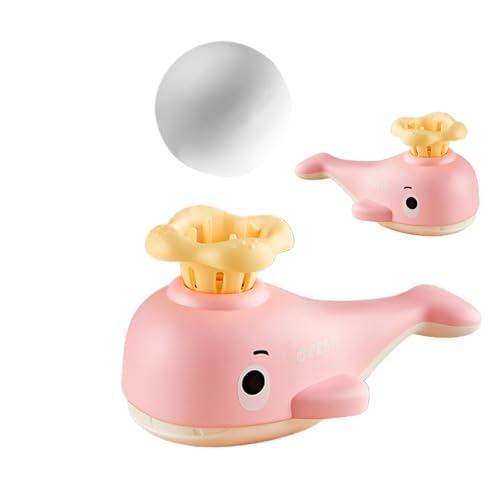 Fruusv Breathing Exerciser Toy, Cute Whale Blow Balls Game, Fine Motor Skills Toy, Ball Blowing Toys for Kids, Perfect for Lung Capacity and Breath Training for Children, Blue and Pink von Fruusv