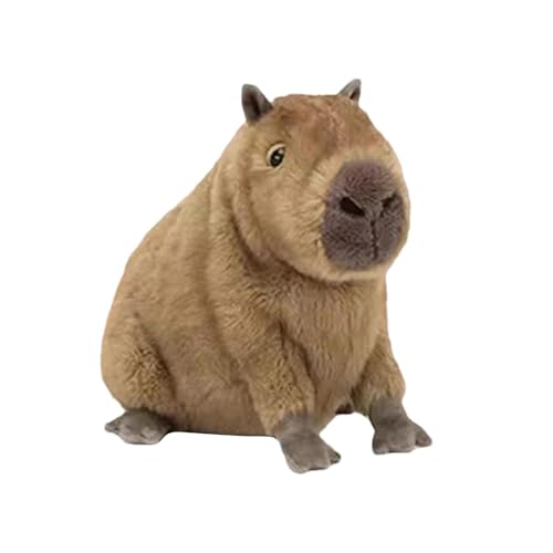 Fruusv Capybara-Plüsch, Realistisches Capybara-Spielzeug, Niedliche Capybara-Plüschtiere, Simulation Weiches Capybara-Spielzeug, Entzückendes Capybara-Kissen, Einzigartige Capybara-Plüschpuppe von Fruusv