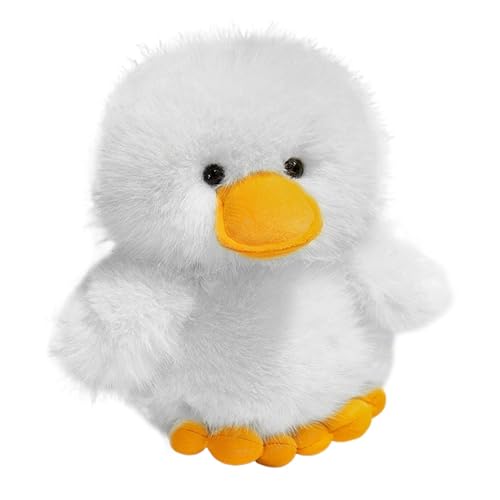 Fruusv Duckling Stuffed Animal, Plush Fried-Hair Duck, Cute 9.84-Inch Duck Plush, Hugging Plush Pillow, Cuddly Plushie Hugger Toy, Nursery Room Decor Duck, Animal-Themed Party Plushie von Fruusv