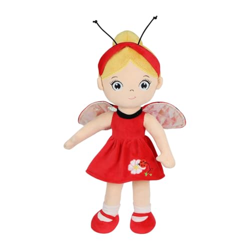 Fruusv Fairy Doll for Girls | Sofa Fairy Doll, Plush Dolls Vivid Fairy Figure Stuffed, Huggable Throw Pillow Children's Playmates, Pretend Play Doll for Desk, Sofa, Bed Use von Fruusv