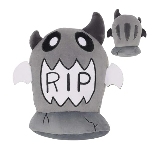 Fruusv Halloween Plush Toy, Soft Cartoon Stuffed, Unique Pumpkin Toy, Tombstone Ghost Bat, Collectible Halloween Toys, Soft Cartoon Stuffed Toys for Halloween Parties and Holiday Birthdays von Fruusv