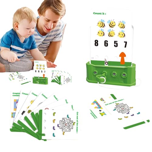 Fruusv Kids Learning Logic Toy, Preschool Learning Game, Parent-Child Interaction Toy, Logical Thinking Game, Fine Motor Skills Development, Educational Logic Toy for Classroom, Study Room von Fruusv