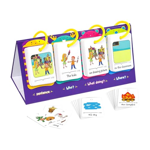 Fruusv Kindergarten Sight Word Flash Cards, High-Frequency Words Teaching Cards, Dry Erase English Cards, Reusable Sight Word Cards, Toddler Learning Cards, Kindergarten Reading Flashcard von Fruusv