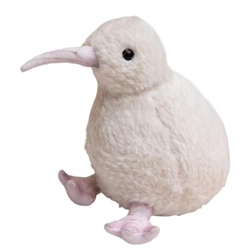 Fruusv Kiwi Bird Plush Toy, Stuffed Kiwi Bird Animal, Kiwi Bird Plushie, Realistic Bird Plush, Furry Bird Plush Toy, Adorable and Realistic Kiwi Bird Plush Toy for Kids and Adults von Fruusv