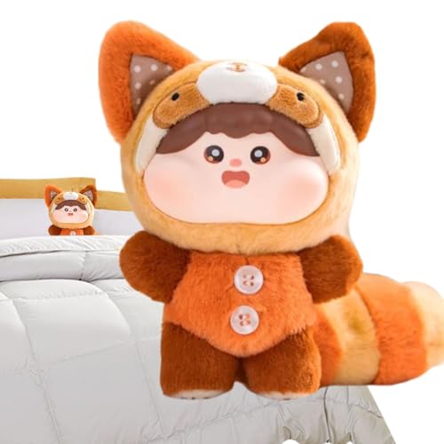 Fruusv Marshmallow Series Chubby Plush Character Doll | Adorable Soft Doll for Girls | Squishy Plush Doll with Cute Expression, Perfect for Cuddling and Room Decor von Fruusv