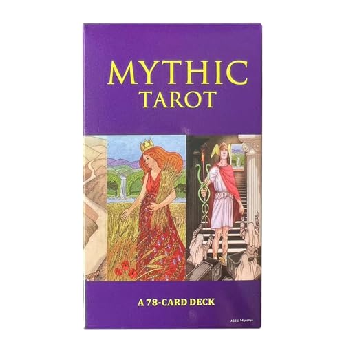 Fruusv Mythic Tarot Deck, Board Game Deck, 78-Sheet Tarot Cards, Beginners Fortunetelling Cards, Full English Tarot, Tarot Card Set, Oracle Tarot Card for School, Camping, Team Activities von Fruusv