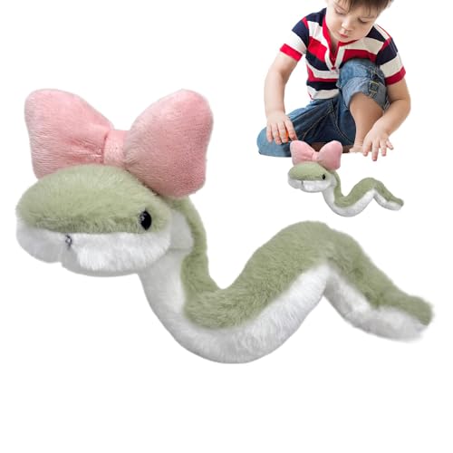 Fruusv Nake Stuffed Animal, Cute Plush Snake, Little Green Snake, Year of The Snake Mascot, Snake Hugger Toy, Plush Snake Toy, Table Decoration Snake, Soft Snake Plushie, Cuddly Snake Doll von Fruusv