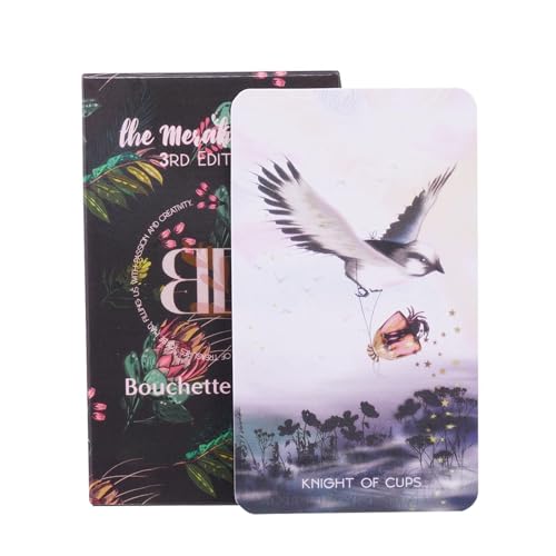 Fruusv Oracle Cards, Meraki Tarot Cards, Fortune Telling Deck, Divination Tarot Cards, Standard Tarot Set, 78X Fate Tarot Reading, Mystical Tarot Deck, Fortune Telling Tarot Set for Divination Fruusv Oracle Cards, Meraki Tarot Cards, Fortune Telling Deck, Divination Tarot Cards, Standard Tarot Set, 78X Fate Tarot Reading, Mystical Tarot Deck, Fortune Telling Tarot Set for Divination von Fruusv