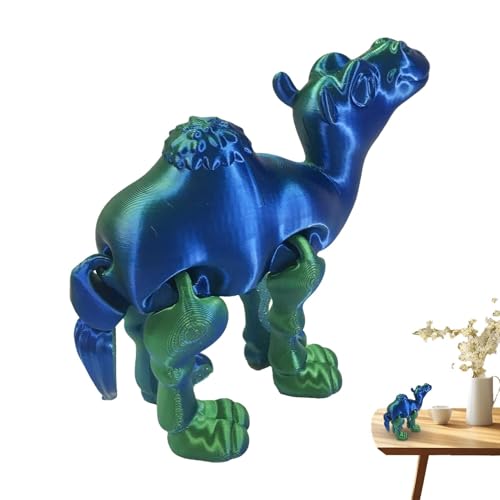 Fruusv Tierspielzeugfiguren,Dekorative Tierfiguren - 3D-Druck Tierspielzeugskulptur,Aktive Gelenktiere, Modelldekoration für lustiges Lernspielzeug von Fruusv