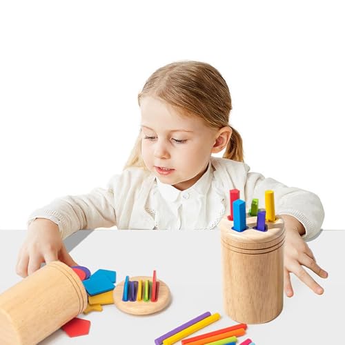 Fruusv Toddler Sorting Toys, Wooden Sticks Sorting Games, Sensory Color Toys, Fine Motor Skills Toys, Preschool Learning Activities, Sorting And Categorization Toys, Educational Sorting Games, Color R von Fruusv