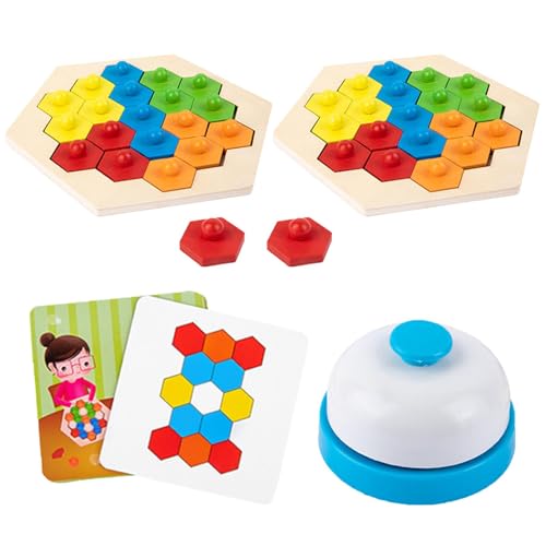 Fruusv Wooden Puzzles for Kids, Thinking Training Puzzle, Battle Puzzle Toy, Brain Teaser Puzzles, Educational Early Learning with Battle Puzzle and Brain Teaser Features for Kids 3+ von Fruusv