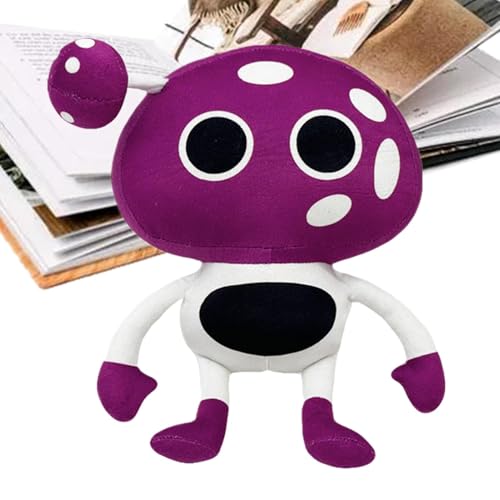 Game Character Plush Toy, Cartoon Mushroom Shape Pillow, Soft Stuffed Animal Doll, Skin-Friendly Plush Cushion for Study Room, Living Room Decor, Cozy Figure von Fruusv