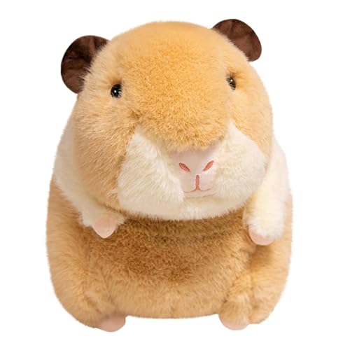 Hamster Plush, Stuffed Doll Toy, Plush Stuffed Animal Pillow, 9.8 Inch Cartoon Animal Plushies, Soft Accompanying Doll, Hamster Plush Toy for Kids, Cuddly Hamster Plush Pillow, Plush Animal Toy von Fruusv