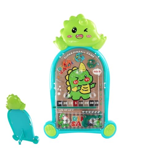 Handheld Pinball Game | Dinosaur Pinball Game Machine | Fun & Educational Toy for Kids Dinosaur Themed Handheld Pinball Game | Creative Small Pinball Game Machine | Educational Toy for Children von Fruusv