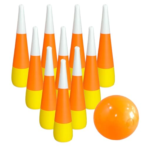 Inflatable Bowling Set, Education Motor Skills Toys, Indoor Outdoor Bowling Games, Kids Lawn Bowling Games, Bowling Pins for Kids, Inflatable Sports Toys, Family Bowling Set von Fruusv