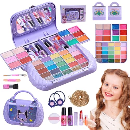 Kids Makeup Kit, Washable Makeup Set for Girls, Princess Pretend Play Cosmetic Set, Safe Makeup , Makeup for Girls, Washable Play Makeup Kit, Safe Cosmetic von Fruusv