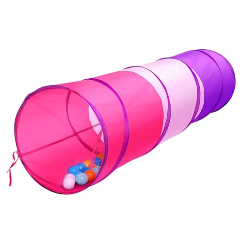 Kids Play Tunnel, Colorful Crawl Tunnel, Foldable Kids Tunnel, Crawling Tunnel Mesh, Foldable Kids Crawling Tunnel with Mesh Window for Indoor and Outdoor Play, Suitable for Cats and Dogs von Fruusv