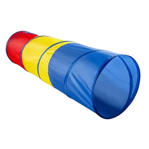 Kids Play Tunnel, Colorful Crawl Tunnel, Foldable Kids Tunnel, Crawling Tunnel Mesh, Foldable Kids Crawling Tunnel with Mesh Window for Indoor and Outdoor Play, Suitable for Cats and Dogs von Fruusv