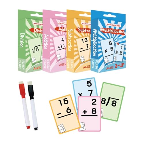 Math Learning Flash Cards, Kids Flash Cards, Addition and Subtraction Cards, Math Flash Cards for Kids, Educational Flash Cards, Flash Cards for Children, Math Flash Cards for Classroom von Fruusv