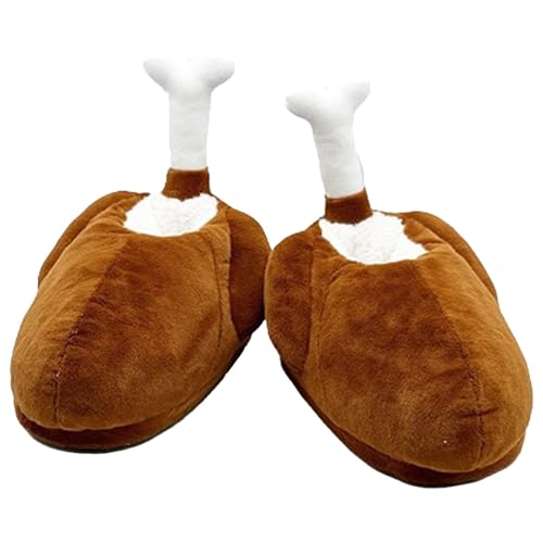 Plush Turkey Leg Toy, Thanksgiving Turkey Leg Slippers, Animal Leg Plushie, Turkey Leg Slippers, Plush Turkey Leg Toy for Table Decor and Thanksgiving-Themed Fun for All Ages von Fruusv