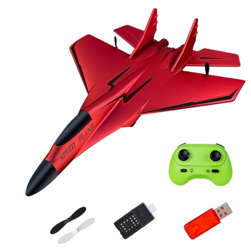 Rc Plane, Remote Controlled Airplane, 2 Channel Rc Plane, Kids Rc Airplane, Glider Rc Plane, Rc Plane for Kids with 2.4ghz Remote and Light Effects Designed for Easy Handling and Fun Flying von Fruusv