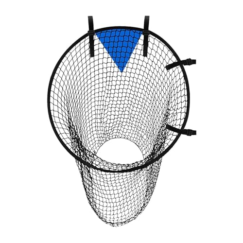 Sport-Wurfnetz, Leichter Fußballtrainer, tragbares Fußballnetz, Outdoor-Fußballtrainer, verstellbare Riemen, Fußball-Kicknetz für Präzisionstrainings-Übungsgeräte von Fruusv