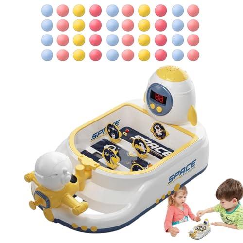 Table Pinball Machine, Space Station Pinball, Pinball Game Toys, Portable Desktop Game, Pinball Machine Toys for Children, Girls, and Boys with Interactive Gameplay and Score Tracking von Fruusv