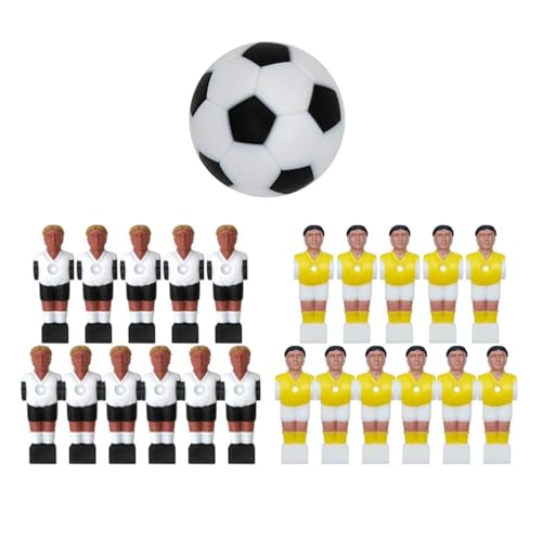 Table Soccer Game Players, Replacement Men Figures, Well-Balanced Sturdy & Lightweight Design, Perfect for Home, Travel, School, Table Accessories, Resin von Fruusv