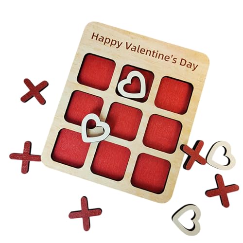 Valentine's Day Love Board Game, Wooden Love Strategy Board Games, Brain Teaser Puzzles, Romantic Family Game Table Toy, Interactive Board Games for Valentine's Day, Fun and Engaging Activity von Fruusv