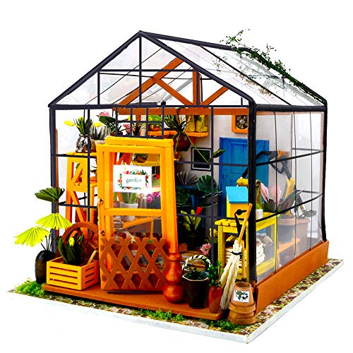 Fsolis DIY Puppenhaus-Miniatur-Kit mit Möbeln, 3D-Holz-Miniaturhaus Miniatur-Puppenhaus-Kit,Kunsthandwerk Geschenk für Festival Fsolis DIY Puppenhaus-Miniatur-Kit mit Möbeln, 3D-Holz-Miniaturhaus Miniatur-Puppenhaus-Kit,Kunsthandwerk Geschenk für Festival von Fsolis