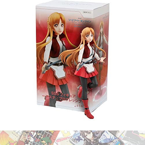 Fu Ryu Asuna AMU-SHP0445 FuRyu Sword Art Online Super Special Series Statue Figur, gebündelt mit 1 A.C.G. kompatible Themen-Sammelkarte (95950) von Fu Ryu