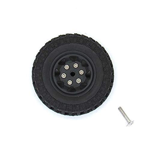 Fubdnefvo 1St. Gummi-Ersatzreifen Reifenrad-Upgrade-ZubehöR für XMYKC01CM JIMNY 1/16 RC Crawler Car Parts, B. von Fubdnefvo