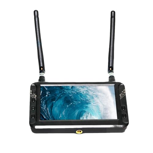 Fuhjythy 4,3-5,8-G-Dual-Receiver-FPV-Monitor LCD 800 X 480 Bildschirm für RC Drone Quadcopter von Fuhjythy