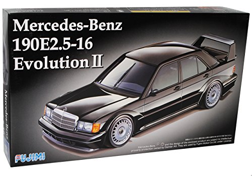 Fujimi Mercedes-B C-Klasse W201 190E 2.5 16 Evolution II 1982-1993 Kit Bausatz 1/24 Modell Auto mit individiuellem Wunschkennzeichen von Fujimi