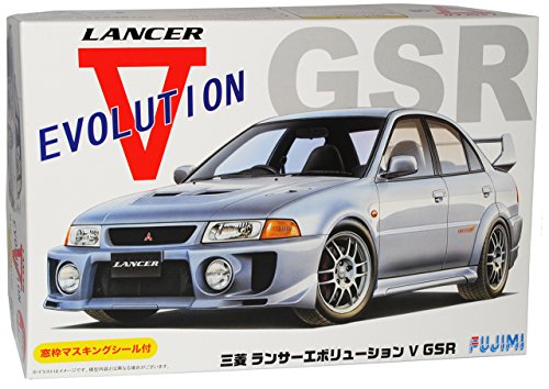 Fujimi Mitsubishi Lancer Evolution V GSR Silber Limousine Kit Bausatz 1/24 Modell Auto Modell Auto von Fujimi