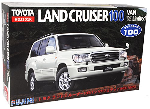 Fujimi T*o*y*o*t*a Land Cruiser 100 J10 Weiss 1998-2007 Kit Bausatz 1/24 Modell Auto mit individiuellem Wunschkennzeichen von Fujimi