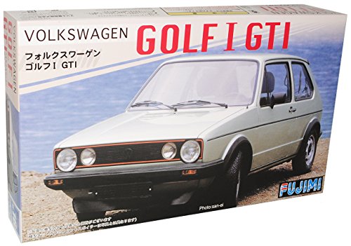 FUJIMI Volkwagen Golf i 1 GTI 3 TÜrer Silber 1/24 Bausatz Kit Modellauto Modell Auto von Fujimi