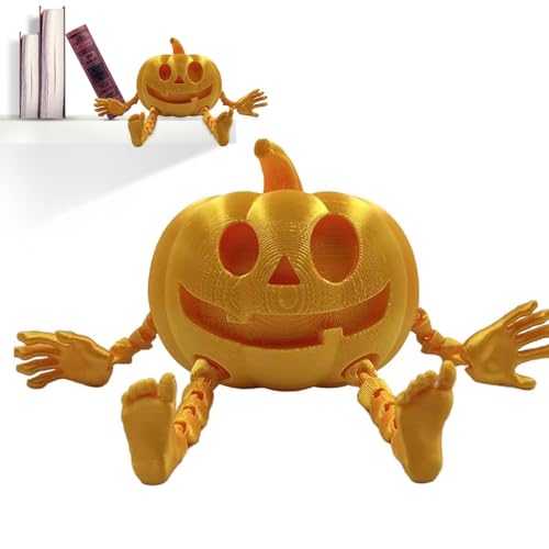 Fukamou 3D-Gedruckter , Finger-Fidget-Spielzeug,3D-Druck--Spielzeug | Schreibtischspielzeug zum Stressabbau, Halloween--Dekoration, bewegliche -Schreibtischdekoration für Kinder von Fukamou