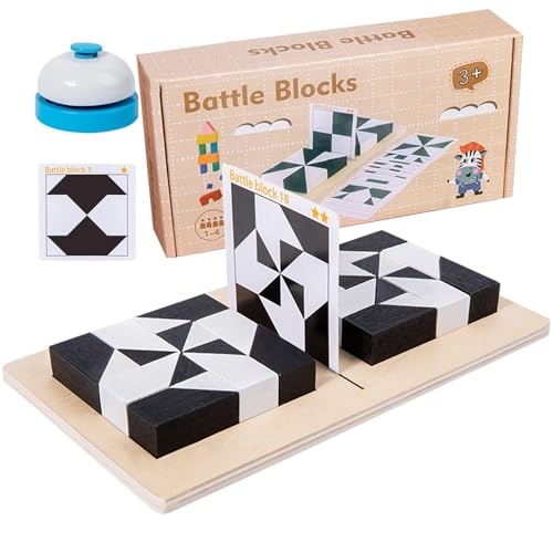 Fukamou Bausteinspielzeug,Puzzle-Bausteine ​​ - Sinnesspielzeug Für Kreatives Spielen Holzpuzzle | Umweltfreundliches Holzpuzzle, Lernhilfe Für -Vorschulkinder, Innovative Blöcke, Stielpuzzleblöcke von Fukamou