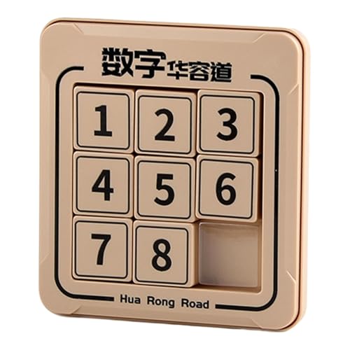 Fukamou Digitale Huarong Road-Spiele,Huarong Road Digital | Nummern-Matching-Board,Schiebepuzzle, Logisches -Mathematik-Trainingsspielzeug, Puzzle-Zahlen-Matching-Brett Für Kinder von Fukamou