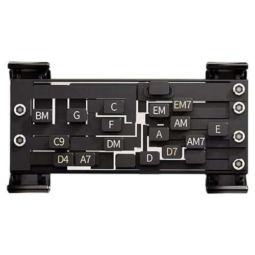 Fukamou Gitarren-Akkordpresser, Gitarren-Akkord-Trainer | Gitarren-Lernwerkzeuge | Guitar Aid Chords Trainer Gitarren-Akkordpresser- Gitarren-Akkord-Artefakt Für Freunde von Fukamou