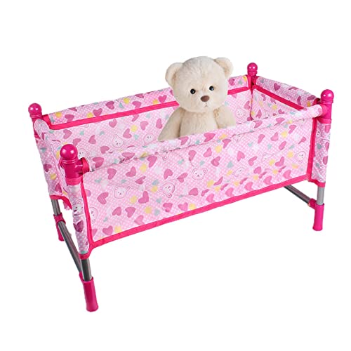 Fukamou Kinderwagen für Puppen - Spielzeug für Kinderwagen,Leichtes rosa Simulations-Kinderzimmer-Spielset, Kinderwagenspielzeug, Mädchen und von Fukamou