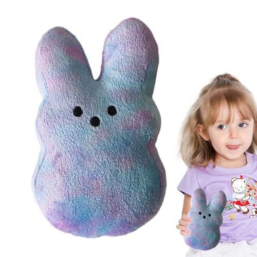 Fukamou Plüschhase, Osterhase Plüsch,5,9 Zoll Buntes Osterhasen-Stofftierspielzeug | Schönes -Flauschiges Kaninchen-Tier-Umarmungskissen Ostern Für Kinder, Mädchen Und von Fukamou